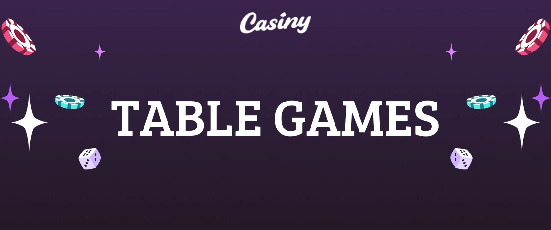 table games in the casiny